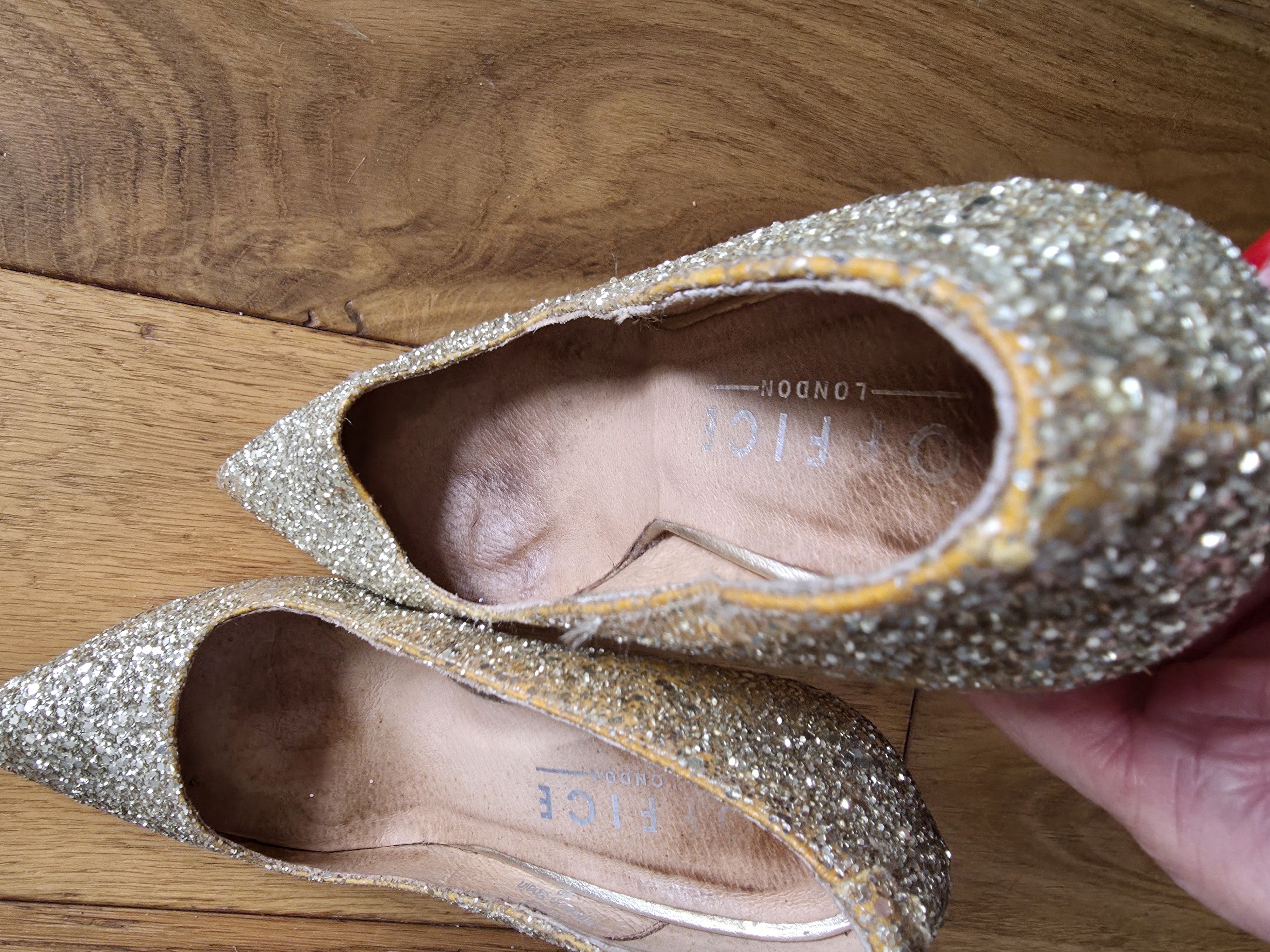 Office Gold Heels by Office