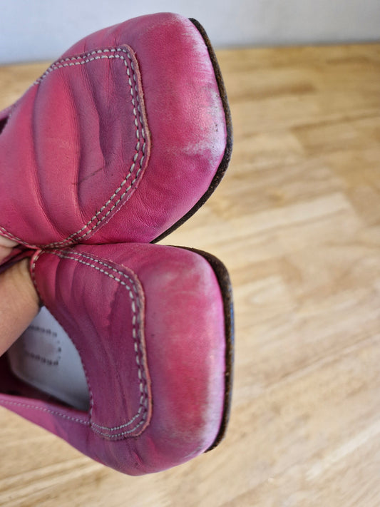 Pink Flat shoes - Heavily Worn