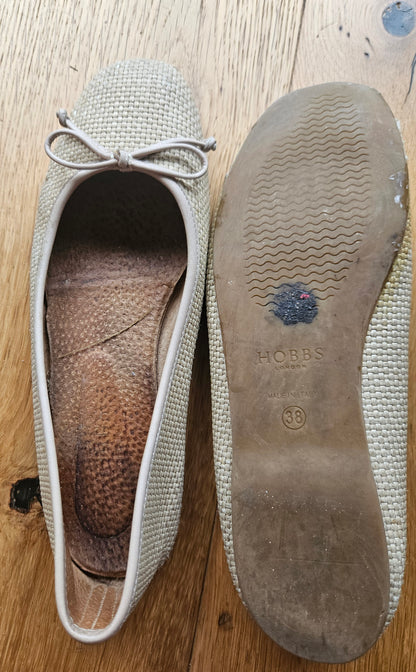 Hobbs Flats with sweat imprint / heavily worn / UK5