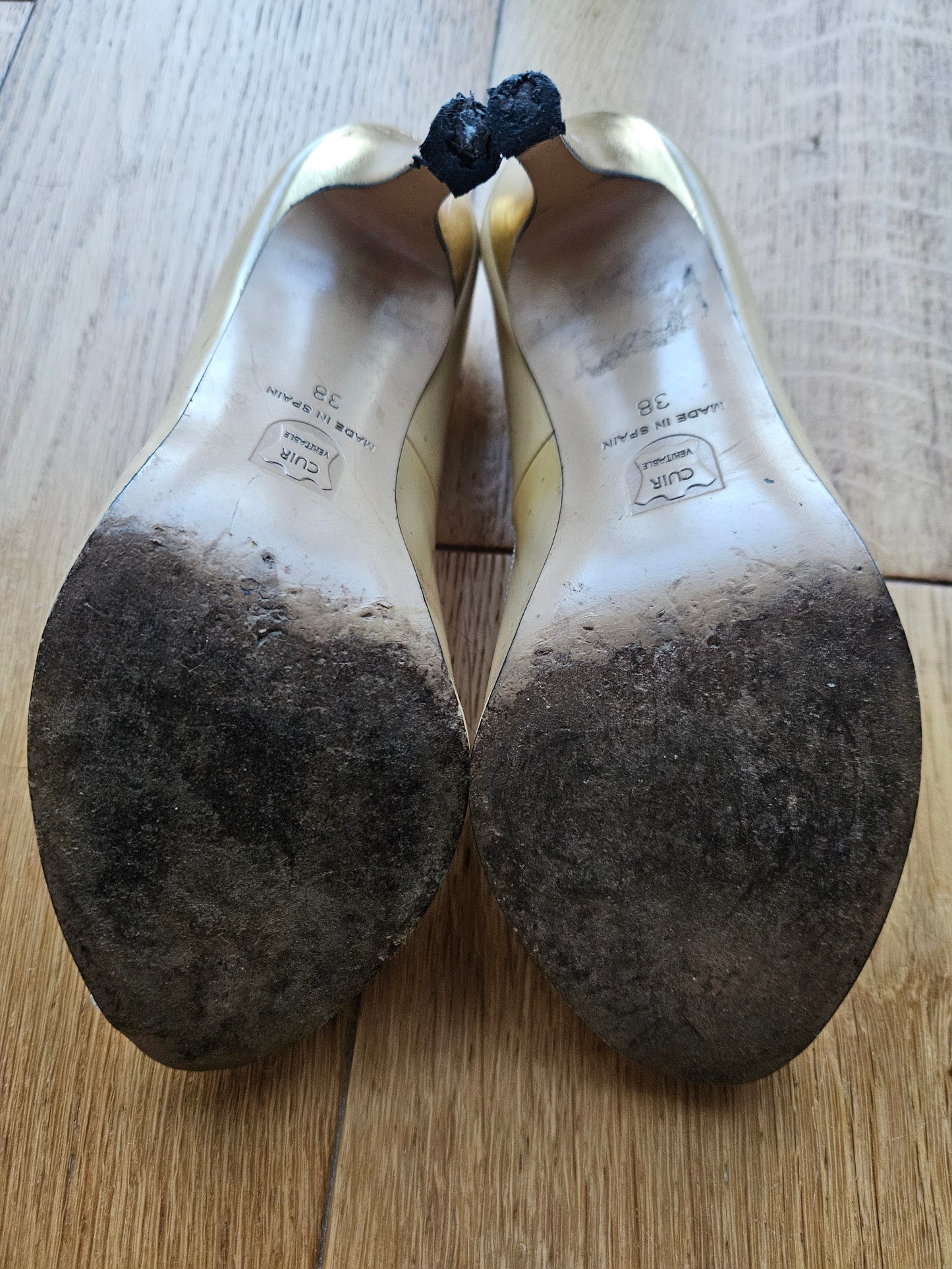 Beautifully crafted Pied a Terre heavily worn shoes / UK5